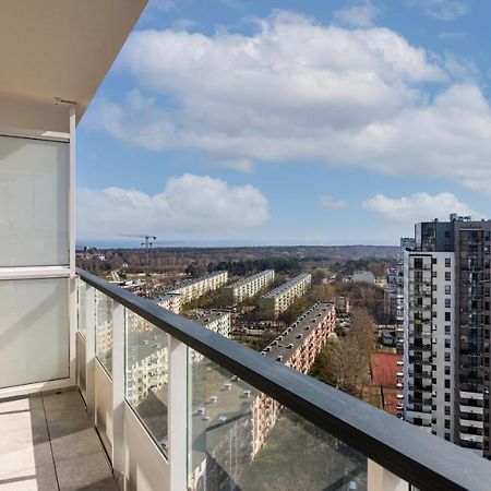 17Th Floor Sea View - Billberry Apartments Gdansk Bagian luar foto